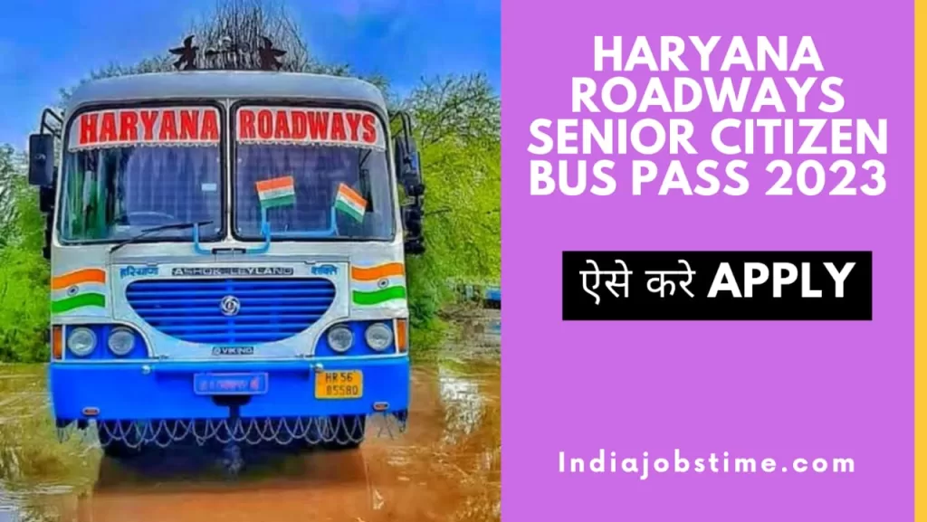 Haryana Roadways Senior Citizen Bus Pass 2023