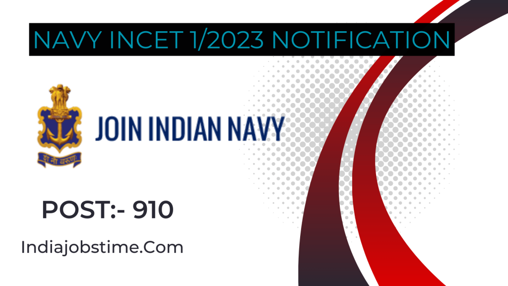 Navy INCET 1/2023 Notification