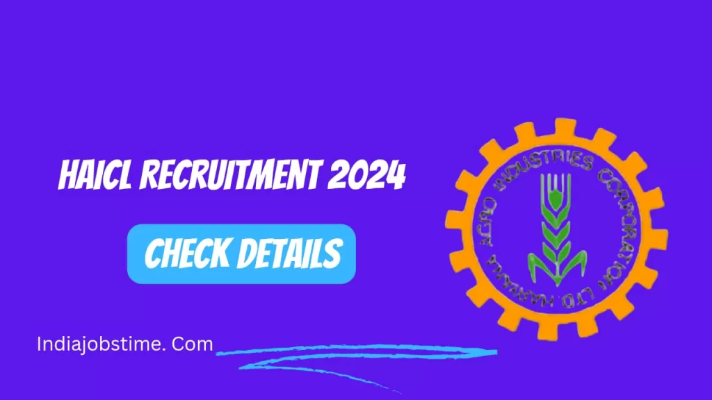 HAICL Recruitment 2024