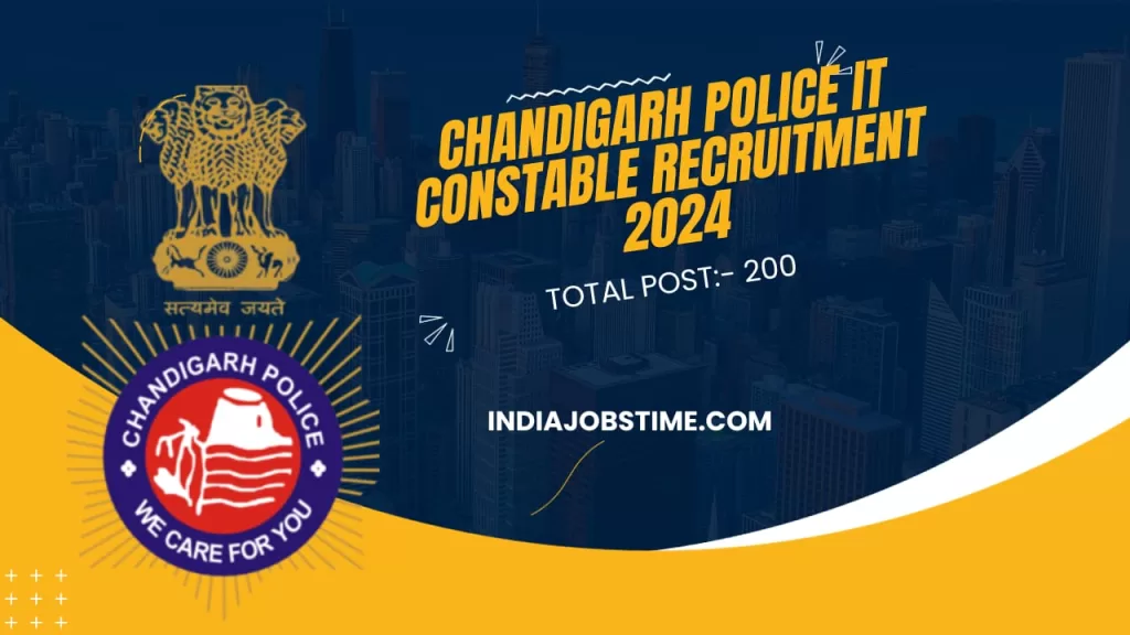 Chandigarh Police IT Constable Recruitment 2024