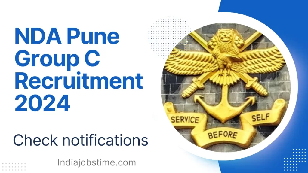 NDA Pune Group C Recruitment 2024