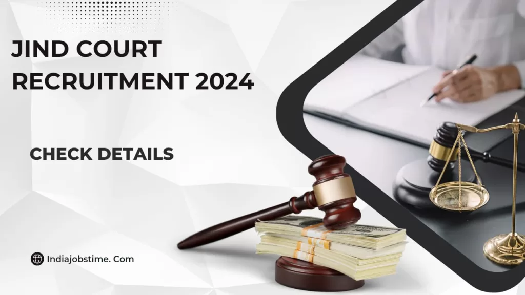 Jind Court Recruitment 2024